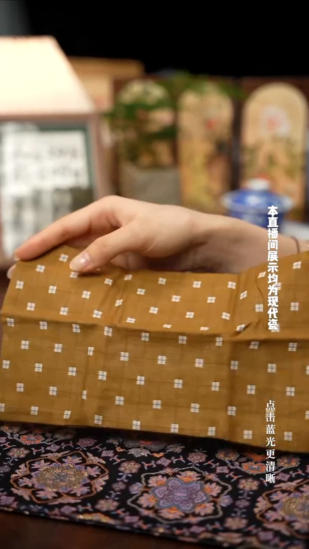 直播间专属双层棉麻茶巾