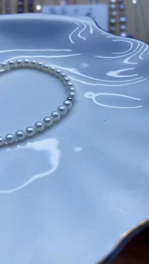 未镶嵌手链淡水珍珠手链