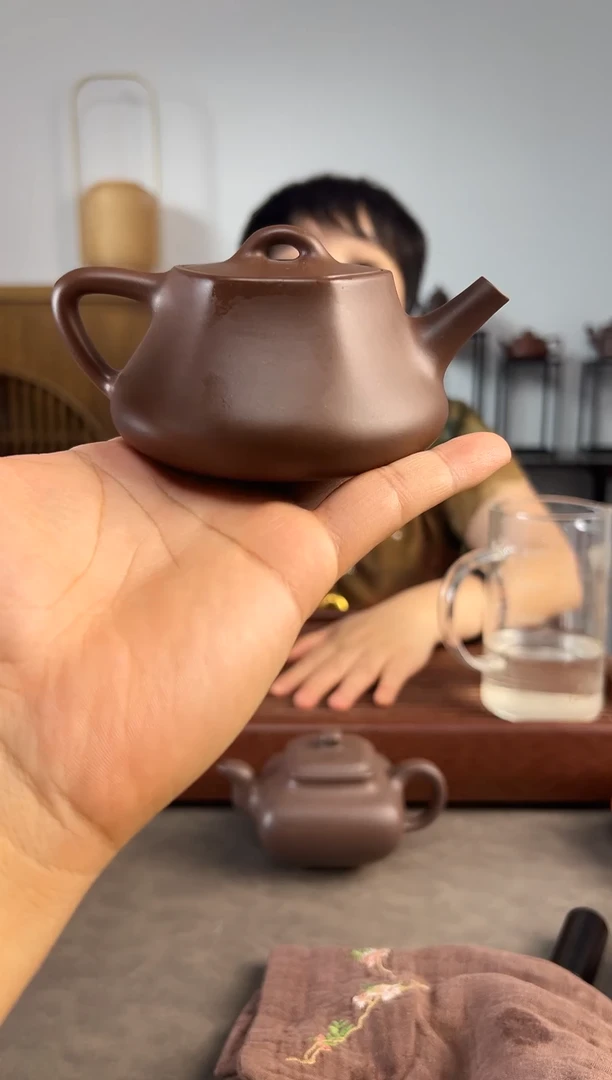 茶壶紫砂唐*六方 础瓢