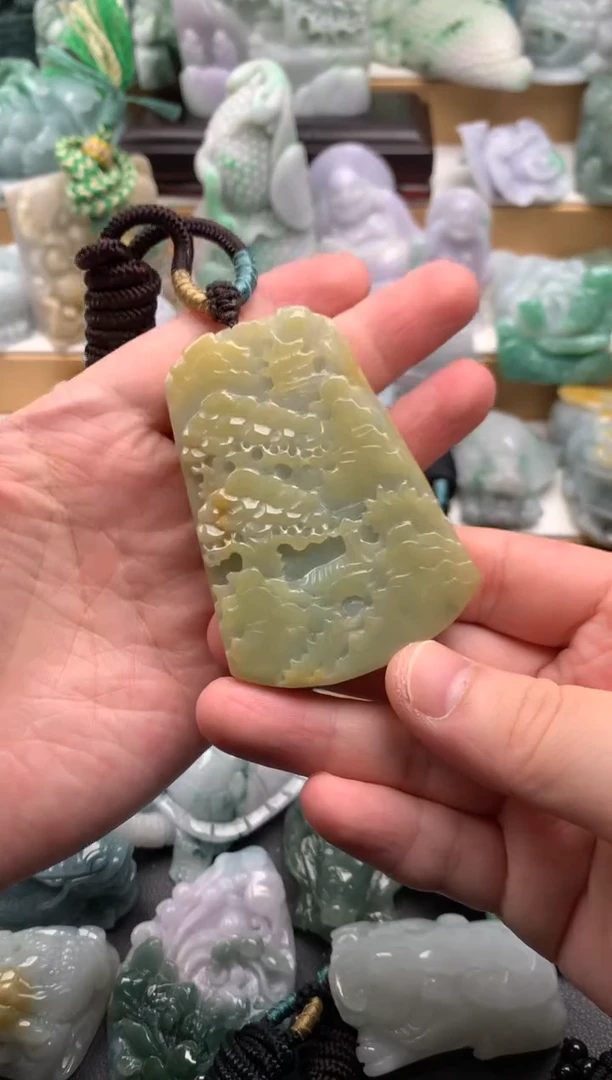 吊坠(不含链)未镶嵌翡翠1