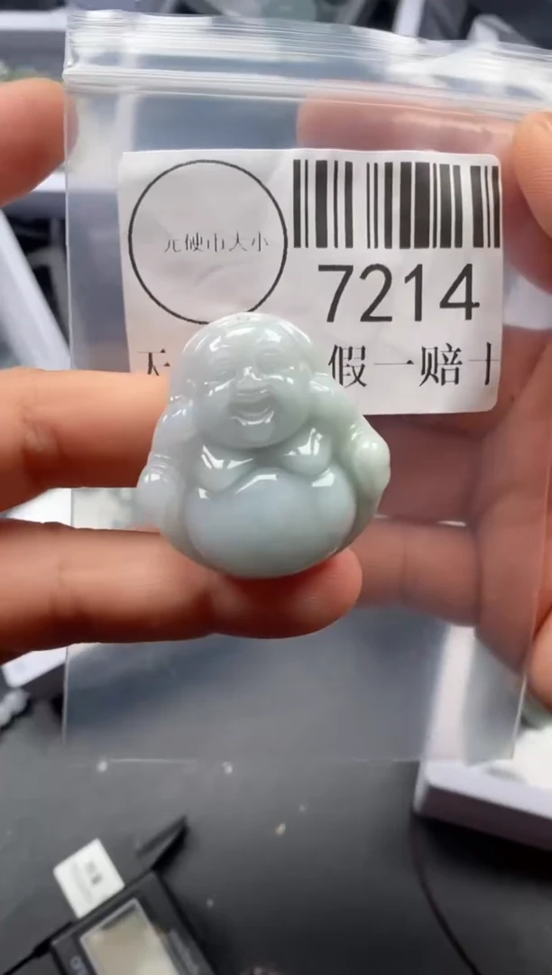 翡翠未镶嵌吊坠(不含链)7214