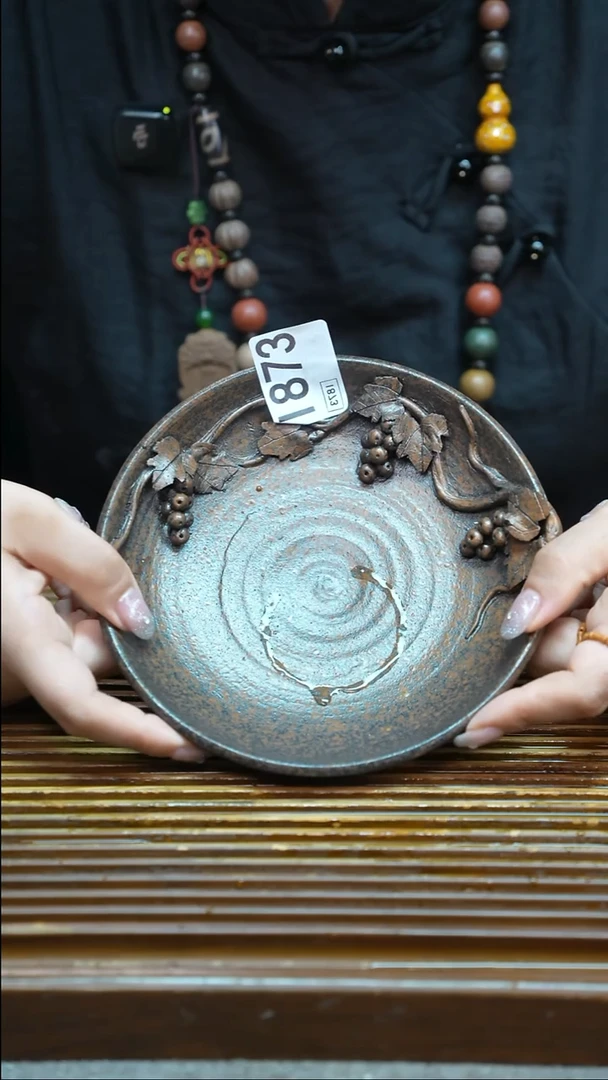 万古烧粗陶手工茶具