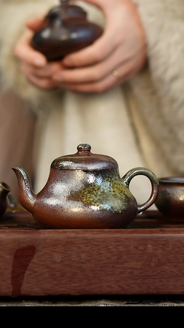 茶壶紫砂柴烧紫砂君德