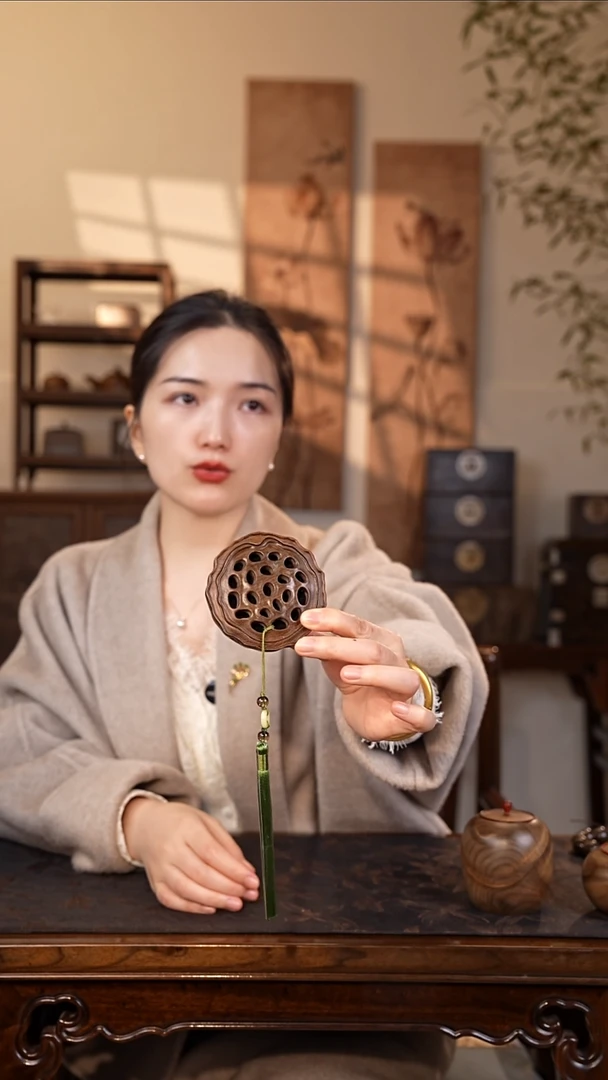 乌木类家具金丝楠阴沉木 意境莲花香炉