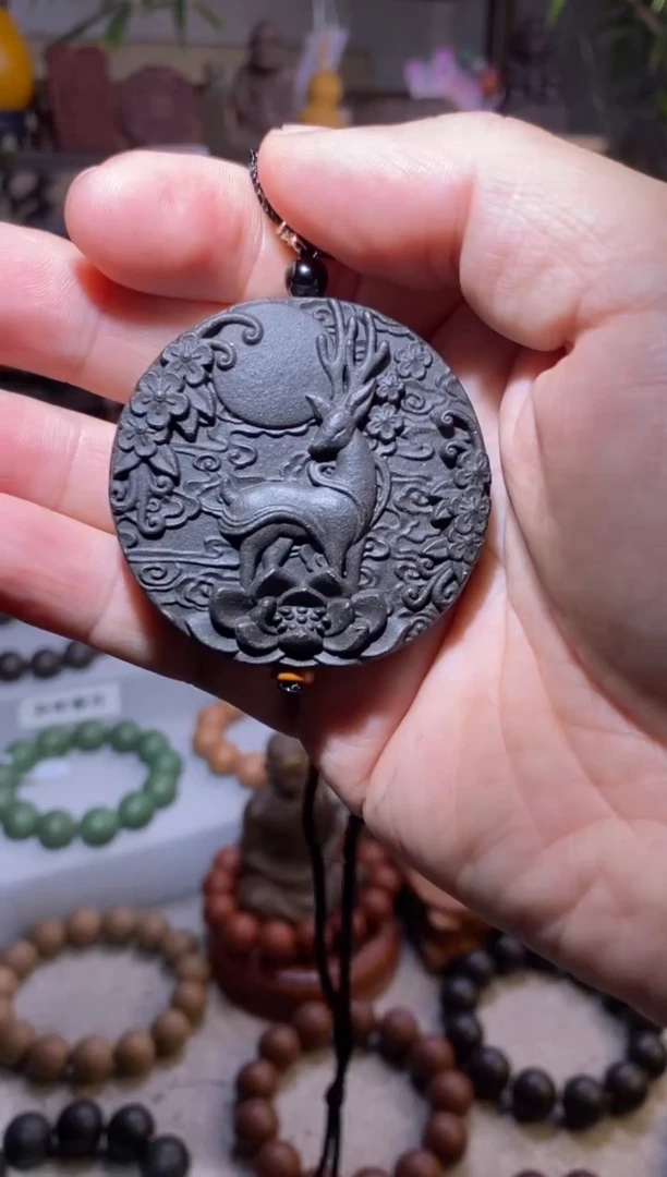 【闪购商品】泥塑内府龙涎合香牌福利-一路生花