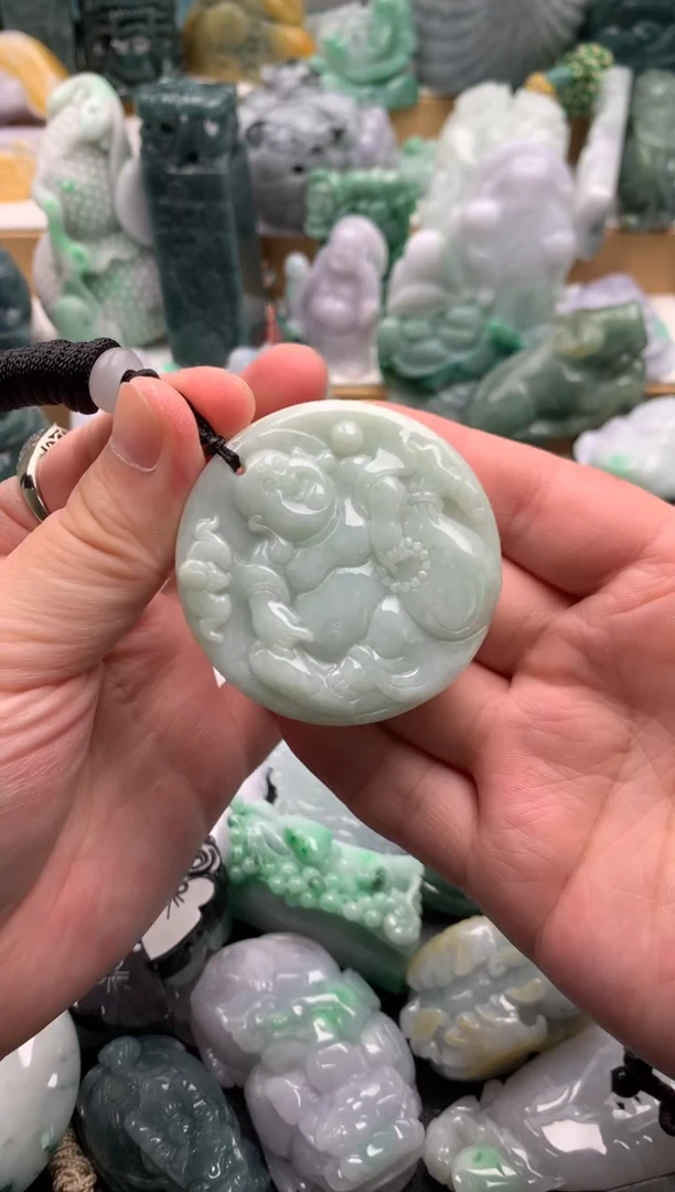 吊坠(不含链)未镶嵌翡翠1