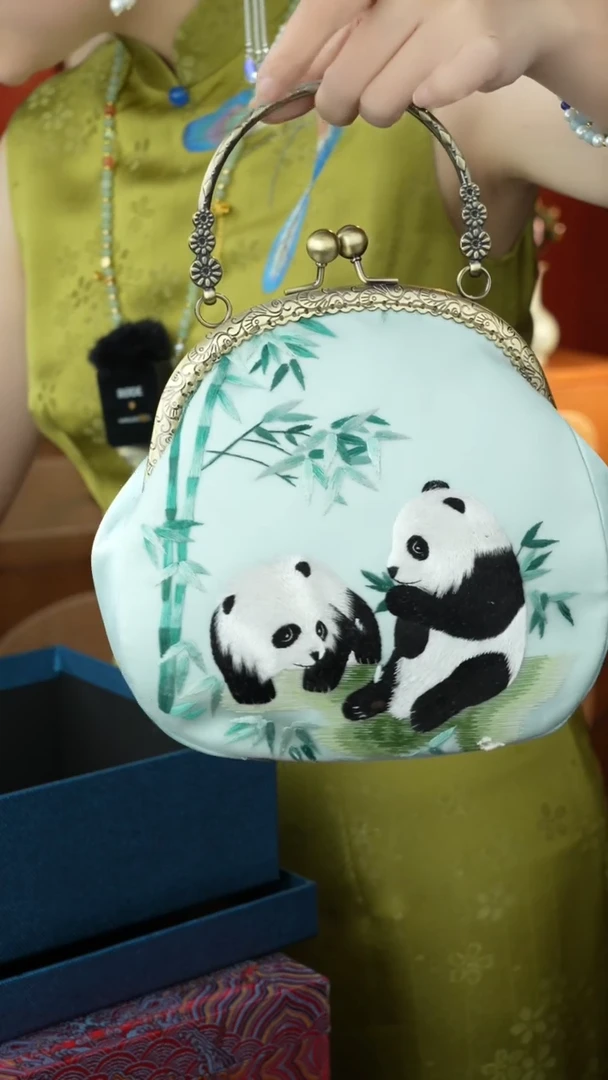 刺绣苏绣汉服包包