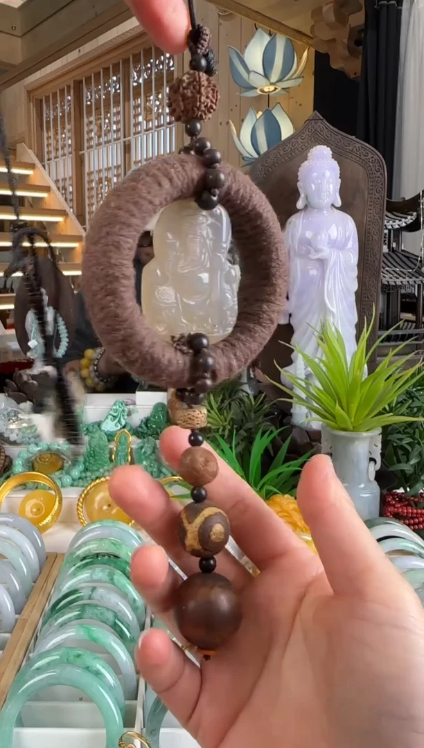 未镶嵌车挂玛瑙/玉髓挂件