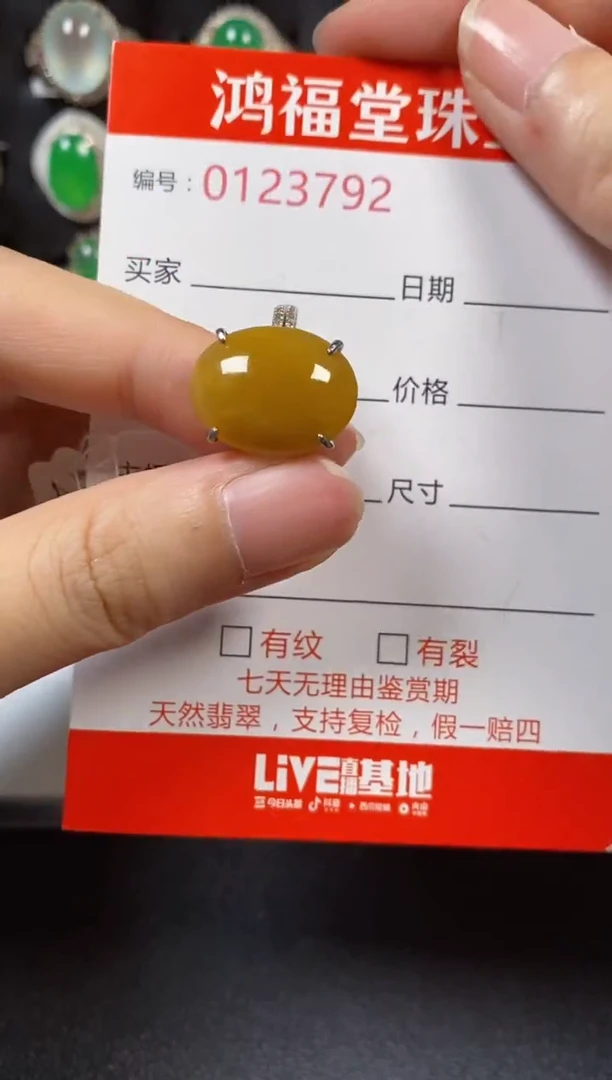 银S925镶嵌戒指翡翠3792