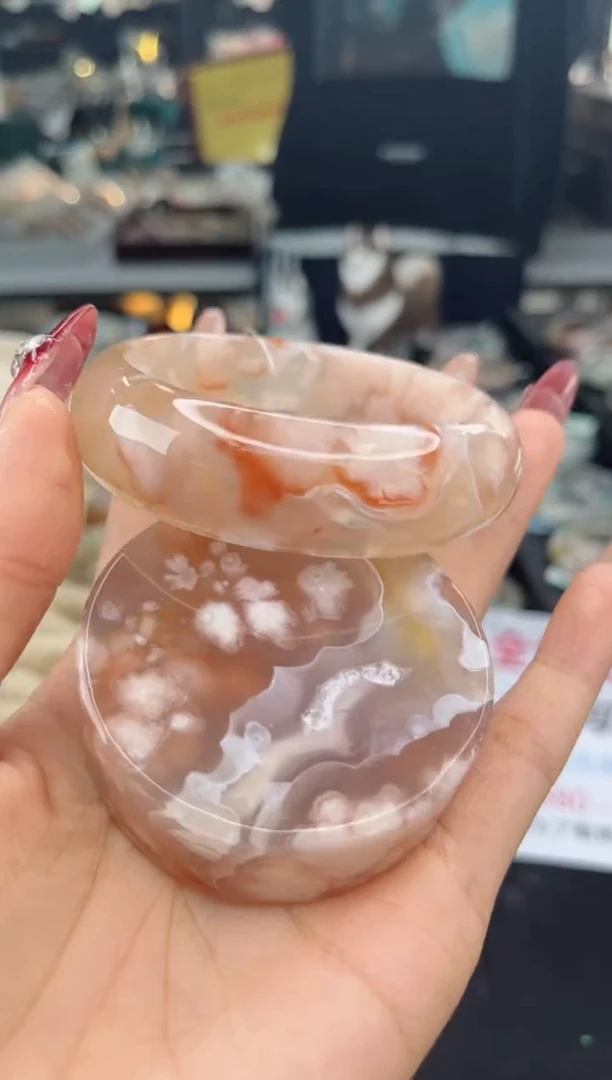 【闪购商品】石英质玉手镯未镶嵌59圈口（赠品镯心）6545495