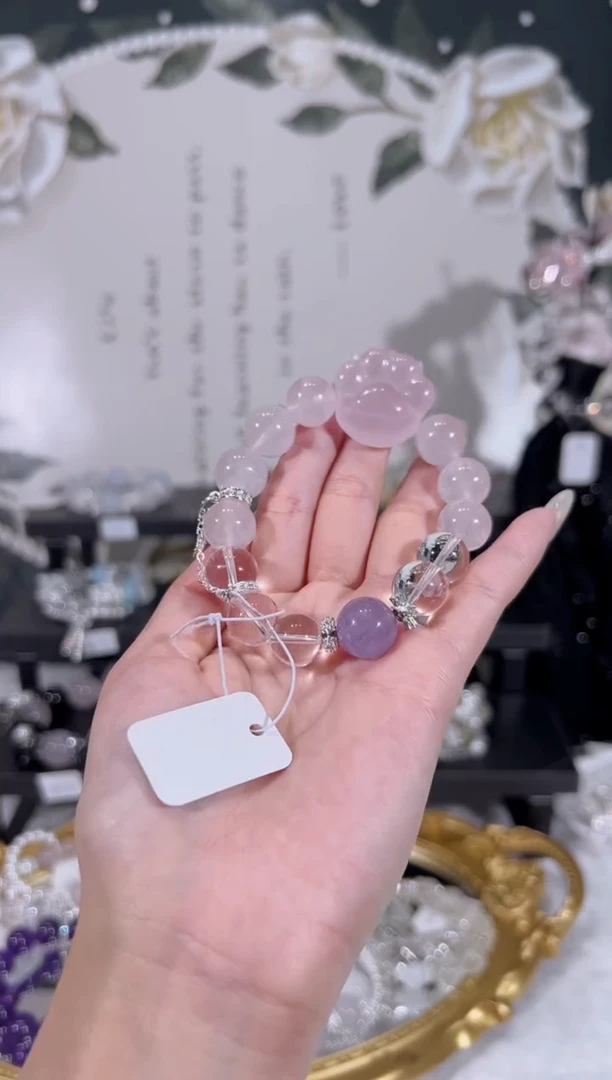 【闪购商品】水晶手链未镶嵌天然水晶默认微瑕 多样性发货发其一