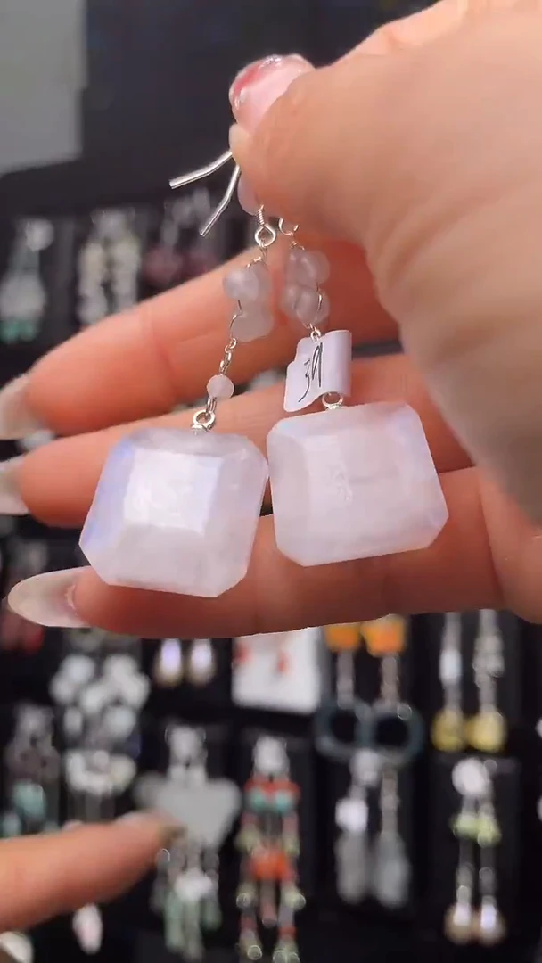 银S925镶嵌耳饰紫晶秋**_秋时璟