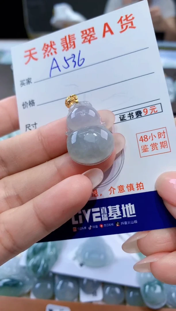 颈饰未镶嵌翡翠天然翡翠A货挂件