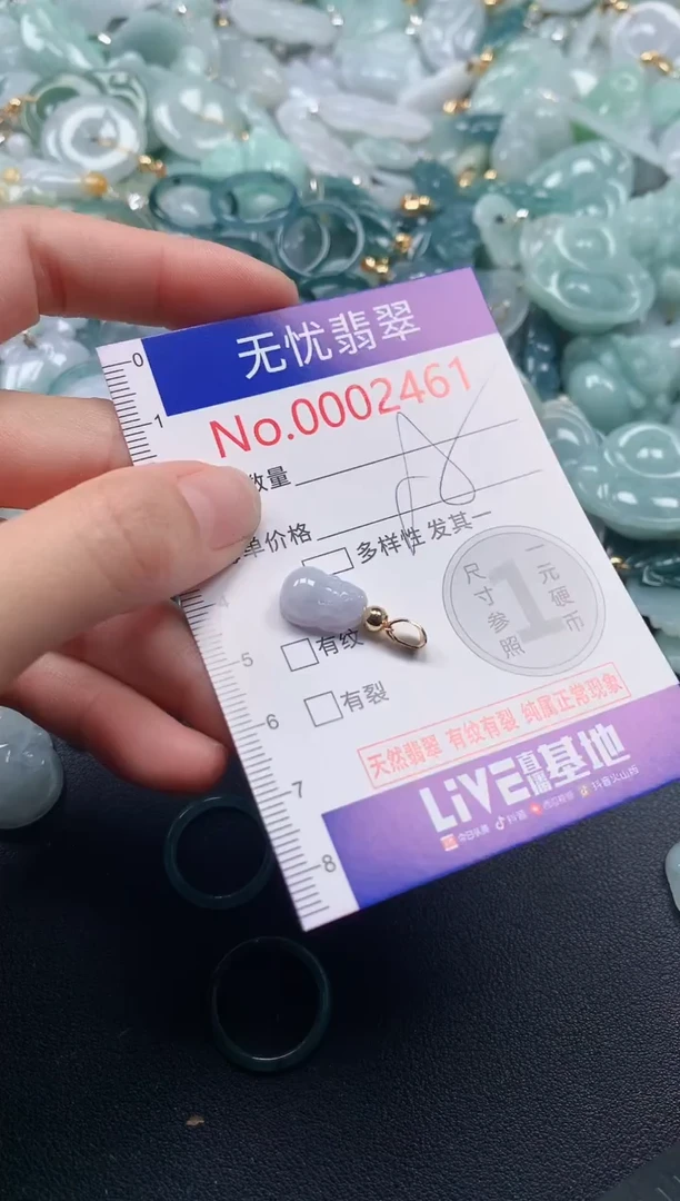 吊坠(不含链)未镶嵌翡翠2461