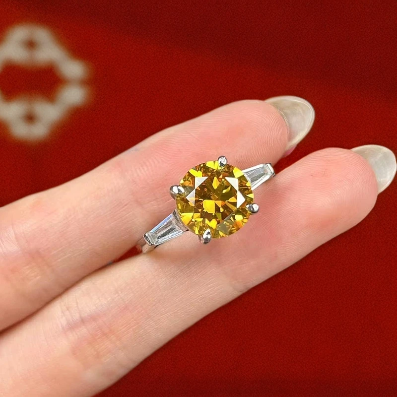 阿鲁沙-矿区高订气质925镀金女神戒指851