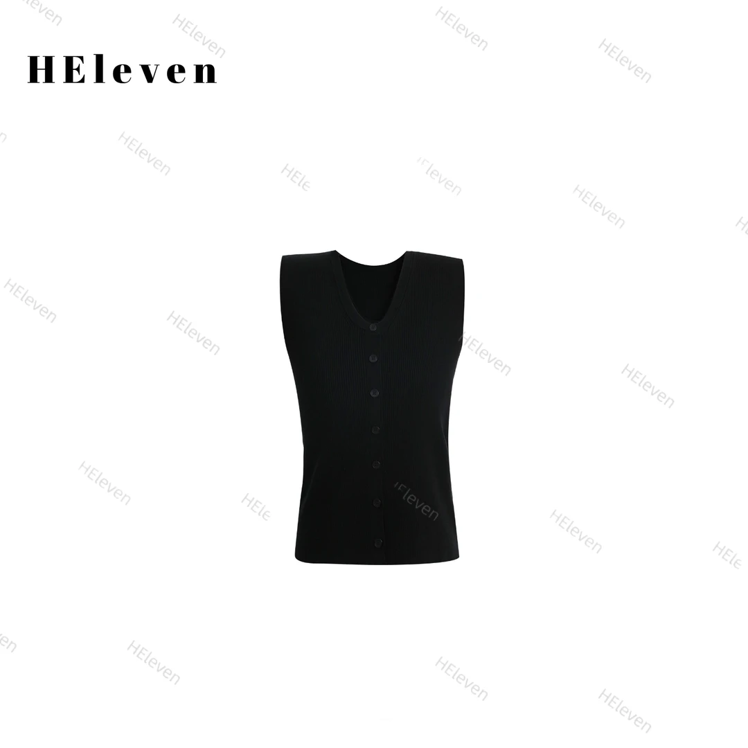 【内在美】2025夏简约性感休闲通勤百搭莱赛尔背心25020