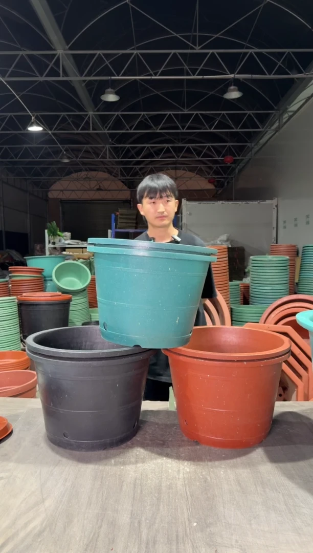 【闪购商品】复合4口径桶盆绿色5个