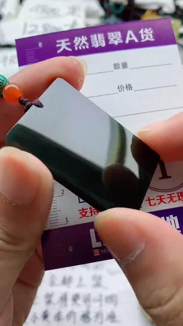 颈饰未镶嵌和田玉（墨玉）888