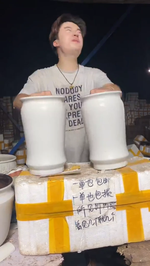 紫砂花盆宜兴紫砂粗陶花盆15*25