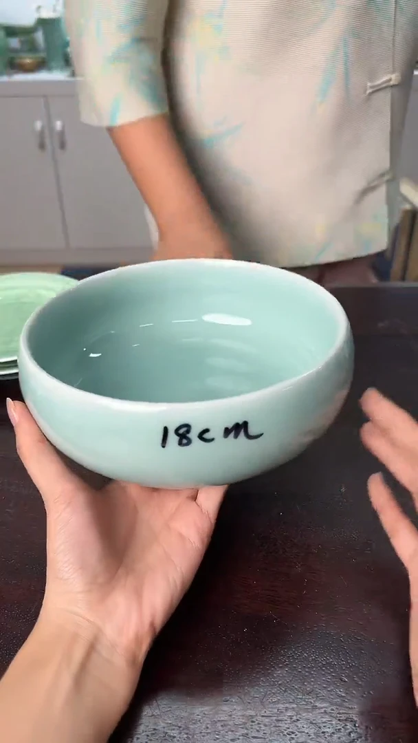 龙泉云间青瓷小米茶器