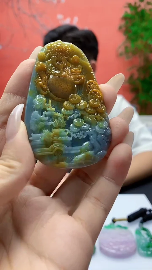 未镶嵌定制翡翠4917ty-毛货挂件47