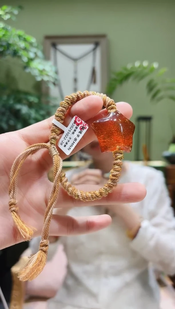 手绳蜜蜡未镶嵌蜜蜡绳编手绳MNN1022-28/2号多样性发货