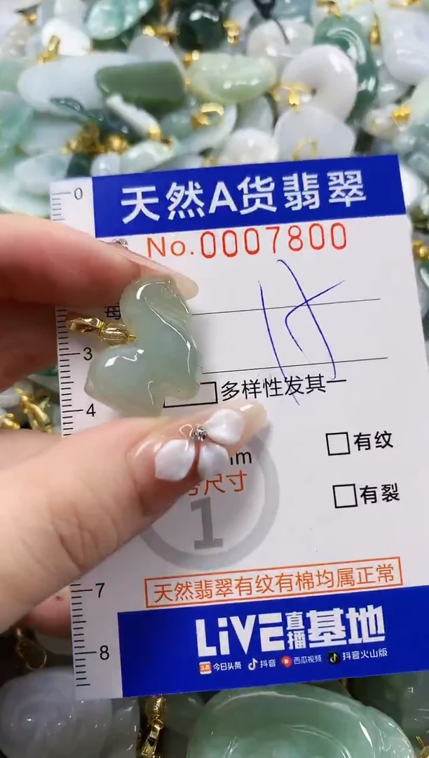 颈饰未镶嵌翡翠天然A货翡翠