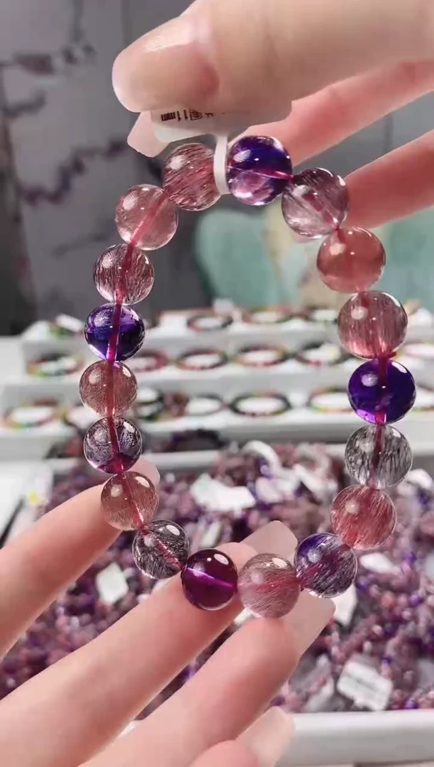 【闪购商品】水晶手链未镶嵌11mm+多人多样性发其一