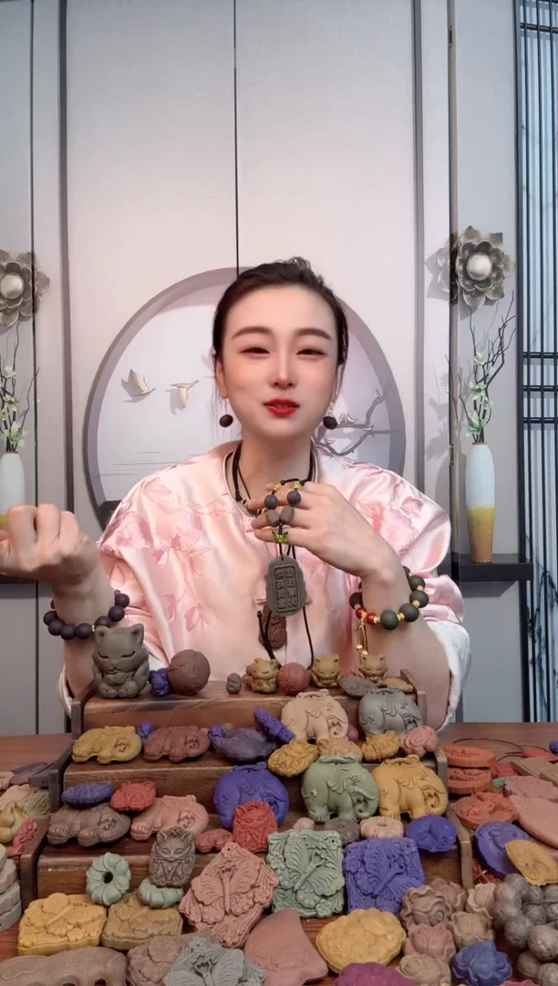 【闪购商品】泥塑双龙戏麝狐狸设计款