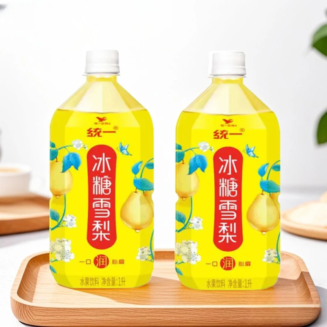 【1L*2瓶】统一冰糖雪梨1000ml整箱批发梨汁饮料水果味雪梨果汁饮品