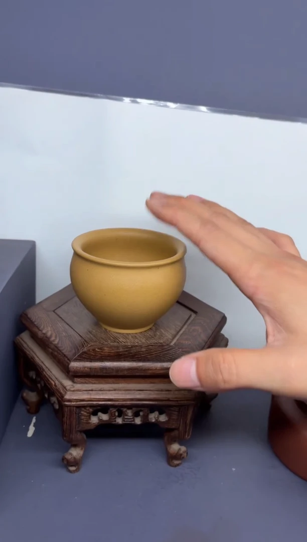 茶壶紫砂黄金段 圆融杯