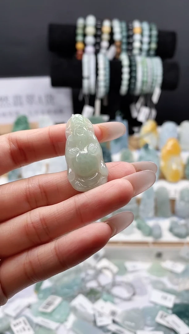 吊坠(不含链)未镶嵌翡翠104财神爷