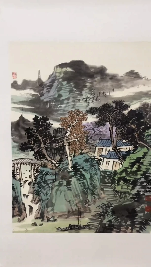 国画1.5平尺石老师国画作品作品
