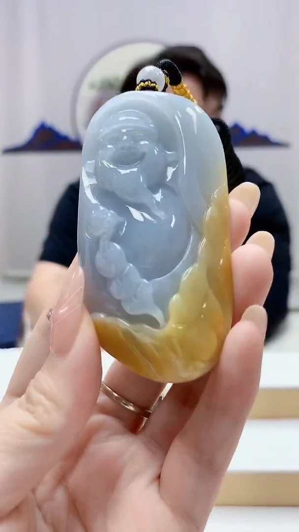 未镶嵌定制翡翠5060DD-毛货挂件111