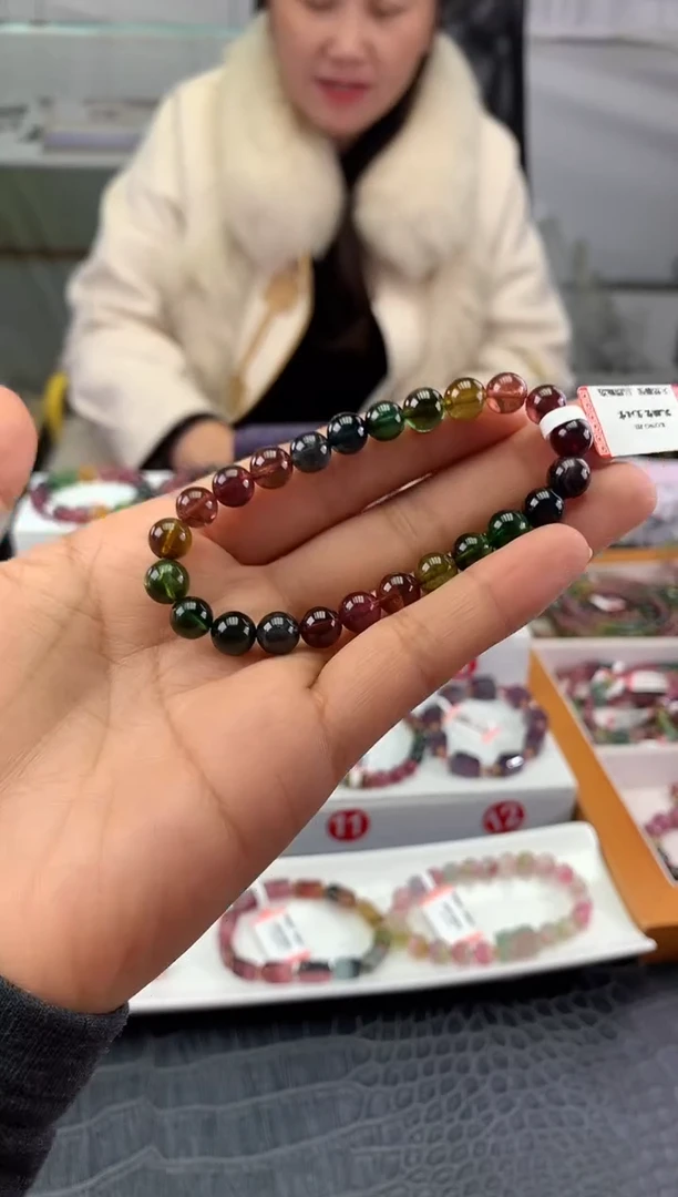 未镶嵌手串碧玺多样性发一条