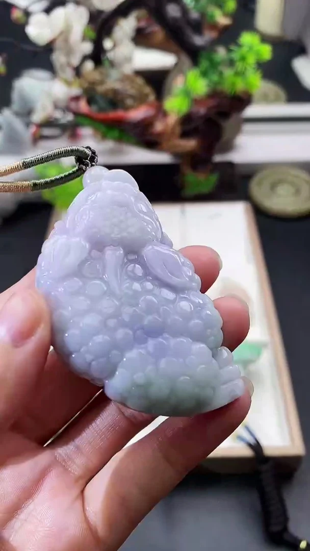 颈饰未镶嵌翡翠天然缅甸A货翡翠