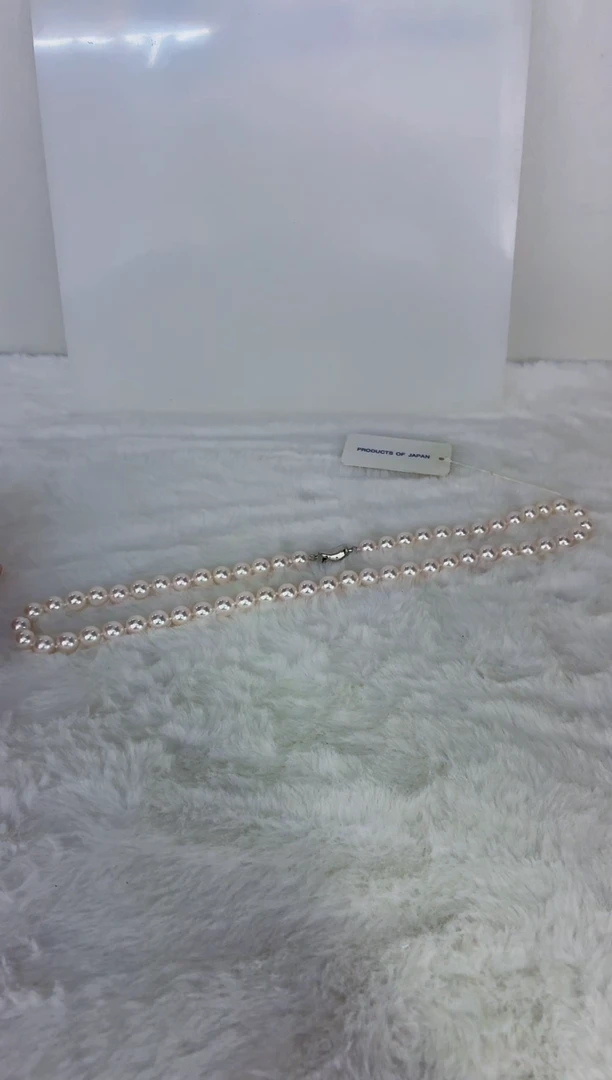 未镶嵌DA海水珍珠海水akoya串链带真科研大证7-8 ss666