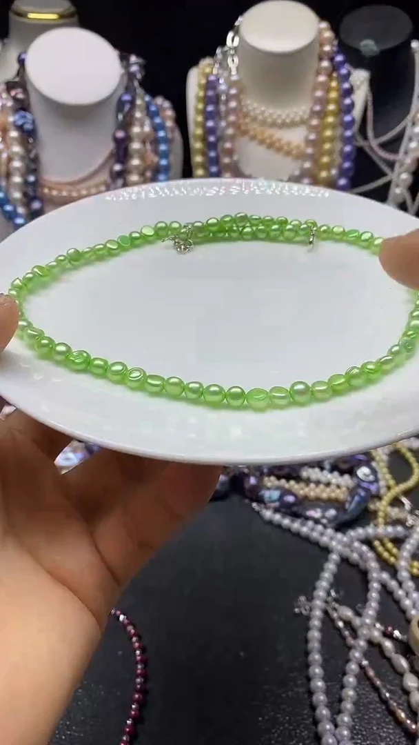 颈饰未镶嵌淡水珍珠多人