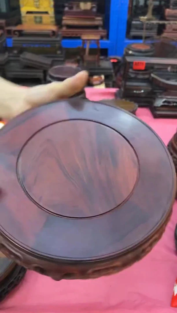 木1对酸枝底座20公分