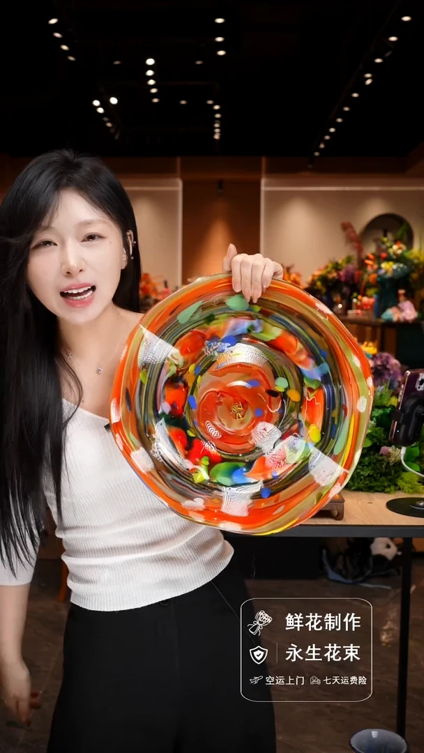 瓶手工花器花束空运包邮送货上门-以图片为准