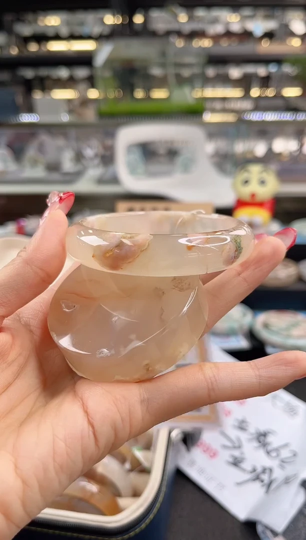 未镶嵌手镯石英质玉59圈口 （赠品镯心）3511742