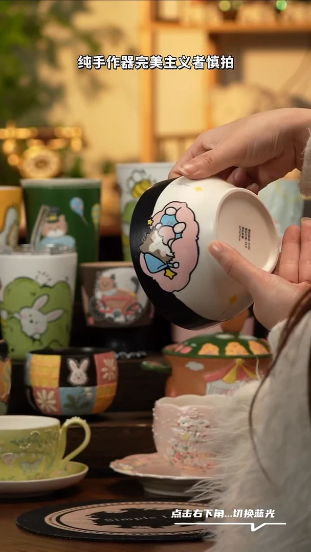 瓷片A102景德镇原创手工陶瓷