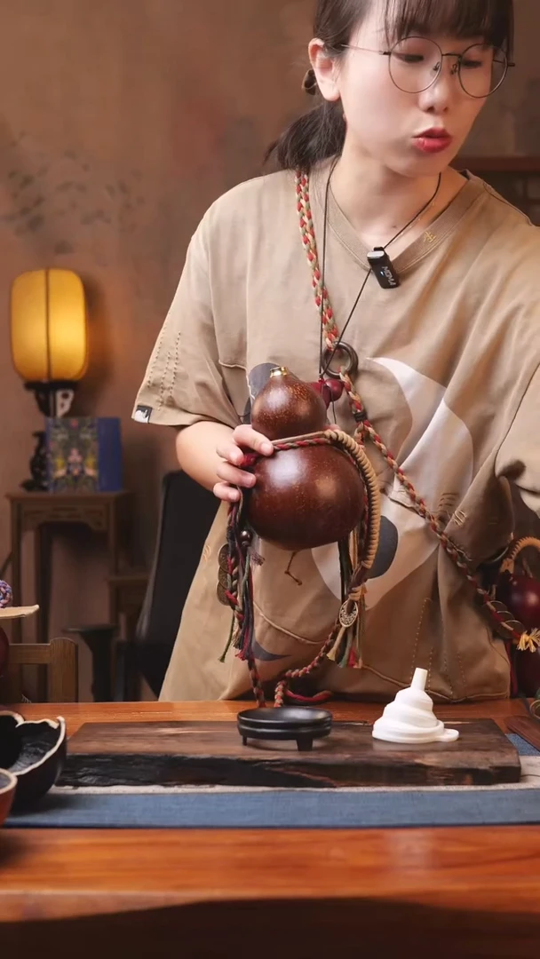 1296号精品大漆葫芦防腐防渗装水茶酒
