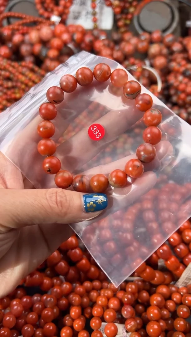 未镶嵌手串南红玛瑙10+