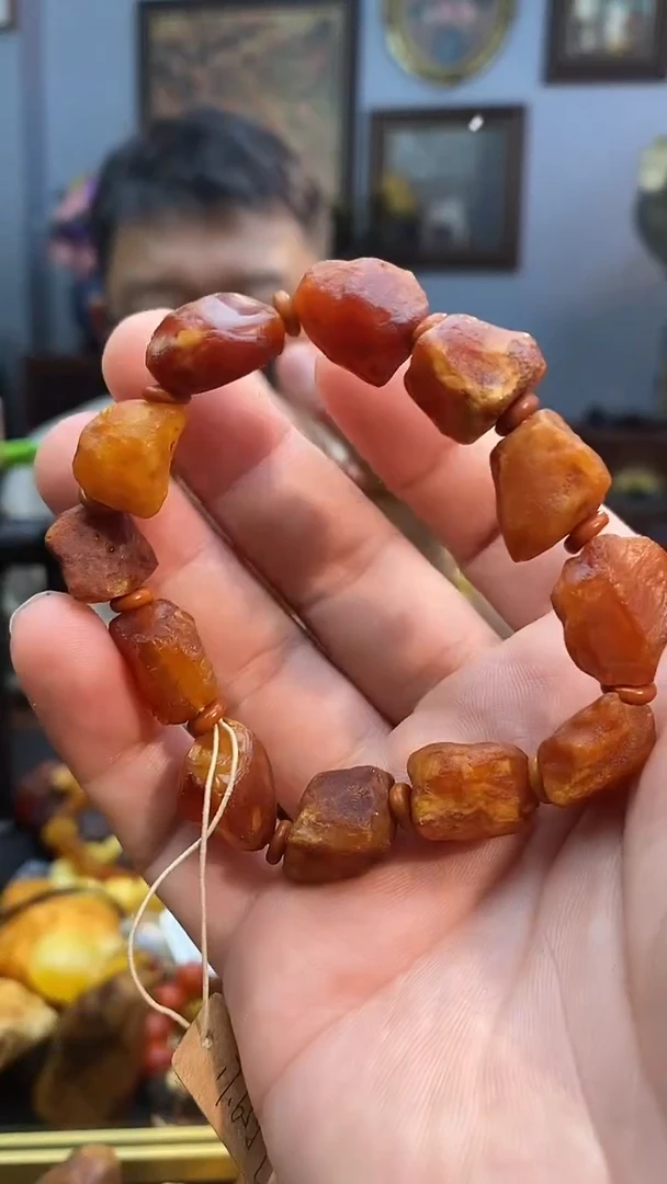 手串琥珀未镶嵌手串