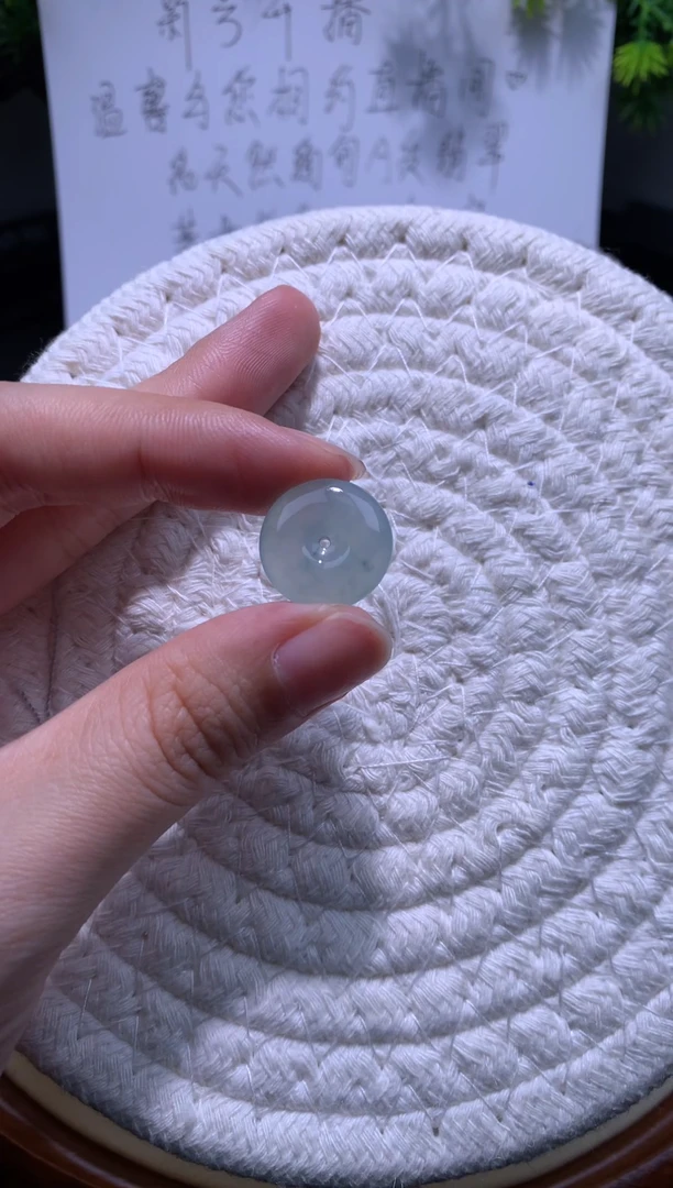 颈饰银S925镶嵌翡翠净货