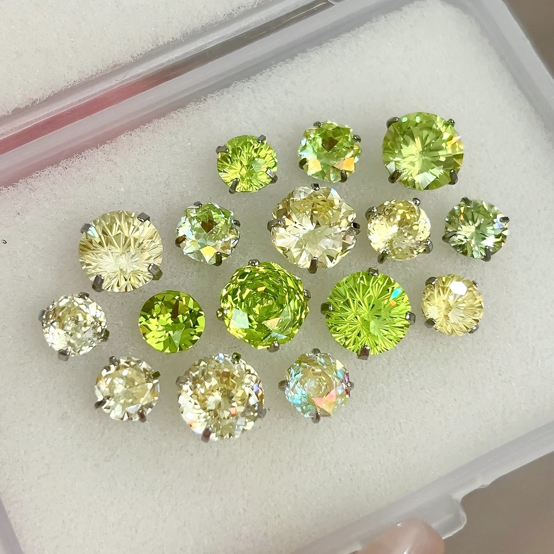 钛钢耳饰 微风手記RINGRING商店绿色耳骨钉钛钢养耳耳钉