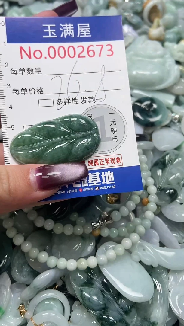 颈饰未镶嵌翡翠2673