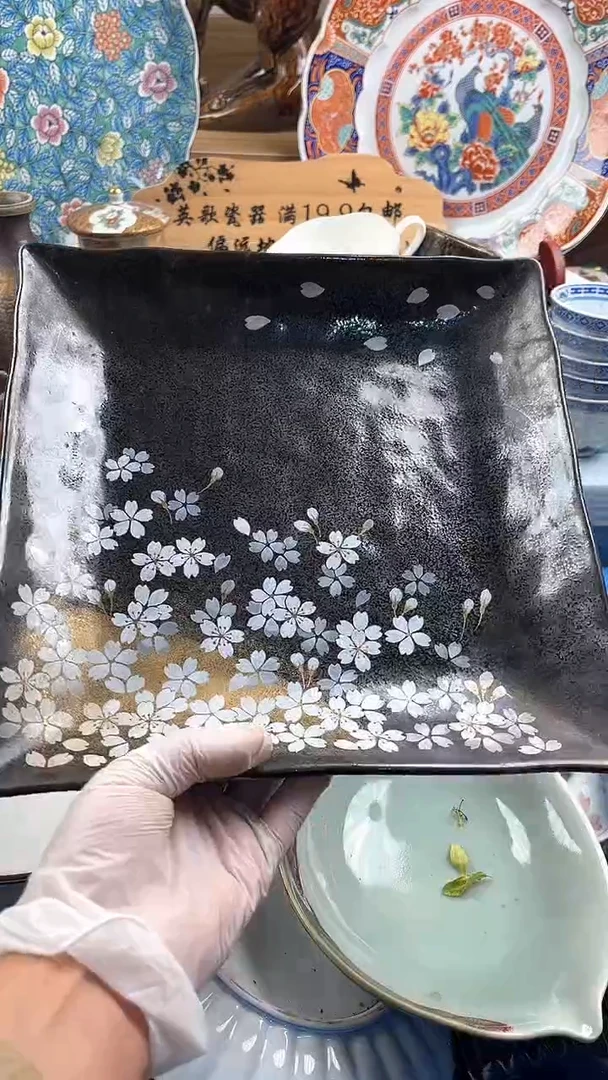 瓷片删*猫英歌瓷器满19.9包邮