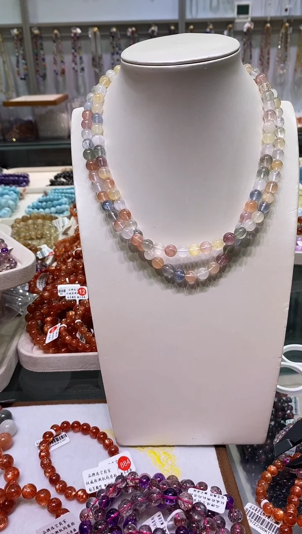 颈饰未镶嵌水晶多样性发其一